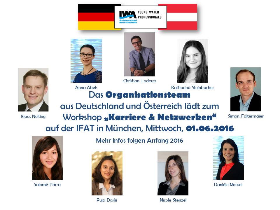 Das Organisationsteam lädt zum Workshop IFAT 2016